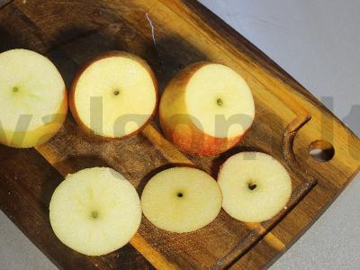 Įdaryti obuoliai su varške ir kokosu Žingsnis 1