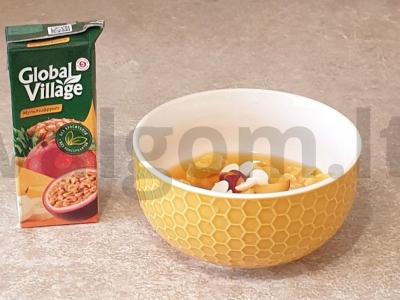 Kruopos su vaisių sultimis ir nektarinu Žingsnis 3