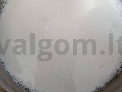 Pieninė košė „Grietinėlė ir kondensuotas pienas“ Žingsnis 1