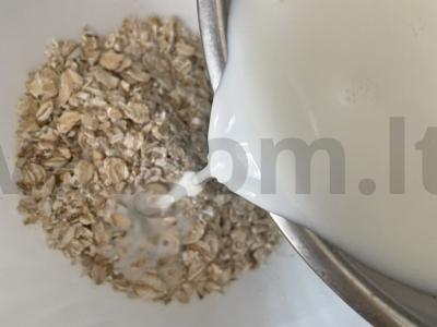 Pieninė košė „Grietinėlė ir kondensuotas pienas“ Žingsnis 3