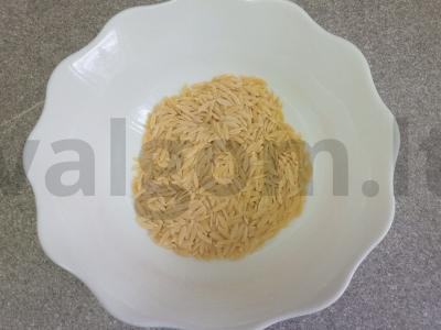 Sūrio sriuba vištienos sultinyje su rizoni Žingsnis 3