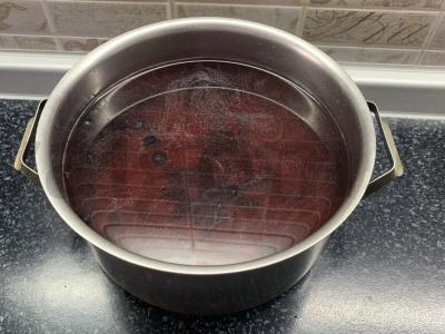 Abrikosų uogienės ir mėlynių kisielius Žingsnis 2