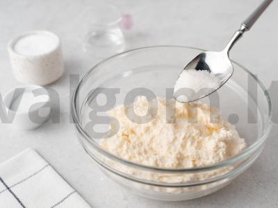 Varškės „Persikai“ Žingsnis 2