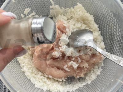 Kopūstų su vištienos faršu Žingsnis 5