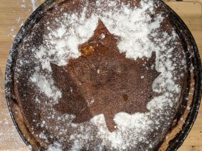 Rudens moliūgų pyragas pagrindine nuotrauka