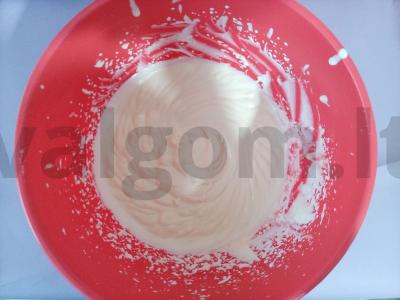 Tortas „Eklėras“ Žingsnis 1