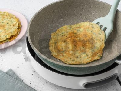 Cukinijų blynai su kefyru Žingsnis 6