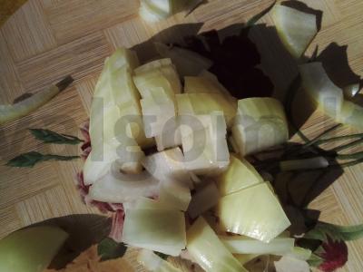 Grybų ir vištienos žiulienas Žingsnis 3