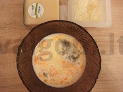 Krevetėmis ir brokoliais užkepėlė vakarienei Žingsnis 3