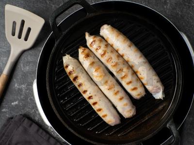 Dešrelės su grilio daržovėmis Žingsnis 2