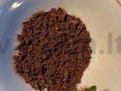 Ruginiai šokoladiniai keksiukai Žingsnis 3