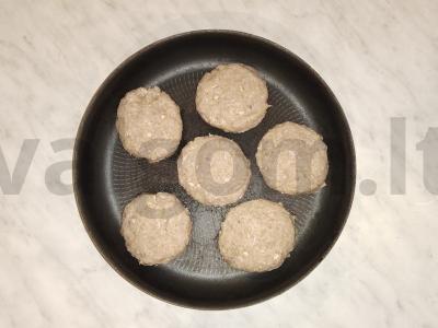 Kotletai „Mėsiniai“ Žingsnis 5