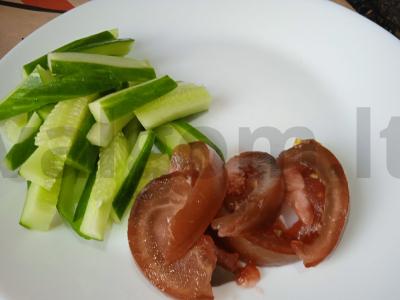 Salotas „Kaleidoskopas“ su kiaulės širdimi Žingsnis 2