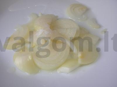 Salotas „Kaleidoskopas“ su kiaulės širdimi Žingsnis 3