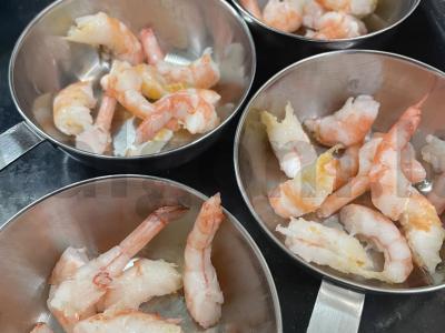 Jūlienas su krevetėmis ir sūriu Žingsnis 2