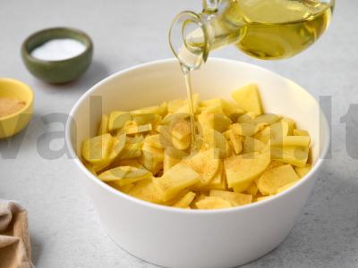 Vegetariškos bulvės su pievagrybiais orkaitėje Žingsnis 2