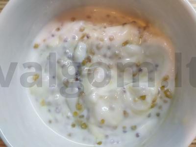 Silkės salotas su obuoliu „Undinėlės švelnumas“ Žingsnis 2