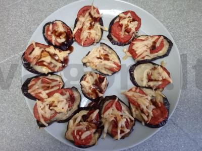 Kepti baklažanai su pomidorais ir sūriu Žingsnis 6