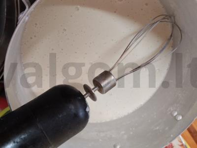 Blynai ant tanno su kalakutienos faršu Žingsnis 2