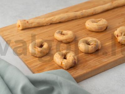 Italų sausainiai „Taralli“ Žingsnis 4