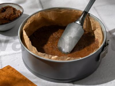 Sūrio pyragas su halva Žingsnis 3