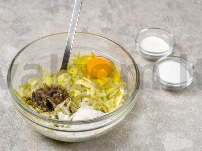 Cukinijų kotletas Žingsnis 2