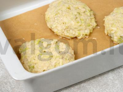 Cukinijų kotletas Žingsnis 3