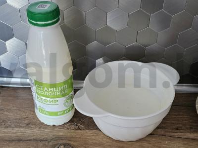 Braškės ir avietės keksiukai Žingsnis 1