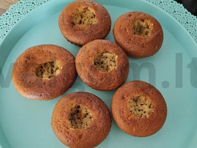 Braškės ir avietės keksiukai Žingsnis 5