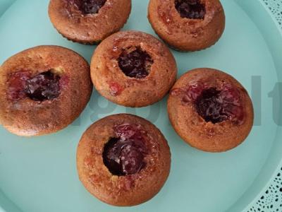 Braškės ir avietės keksiukai Žingsnis 6