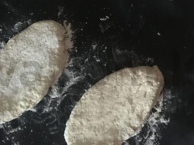 Varškės chačapuri su kiaušinio tryniu Žingsnis 2