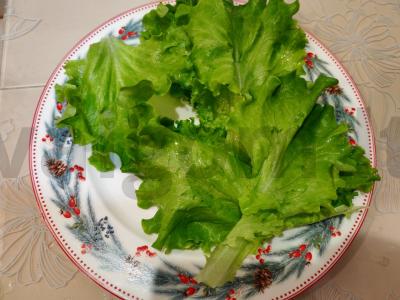 Salotas su daržovėmis, žolelėmis ir tofu Žingsnis 1