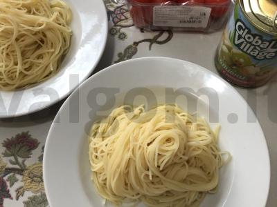 Kapelini su tofu ir alyvuogėmis Žingsnis 7