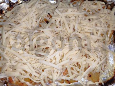 Vištiena su ananasais po sūrio sluoksniu Žingsnis 4