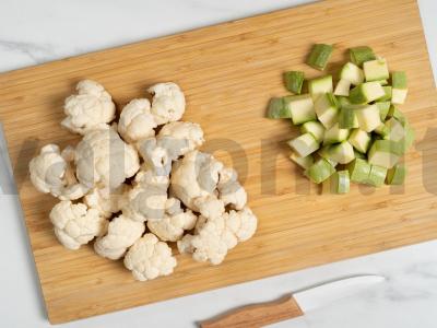 Jūros gėrybės su daržovėmis Žingsnis 3