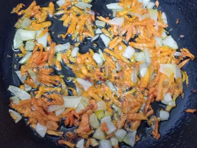 Grikių košė su keptais daržovėmis ir jautienos faršu Žingsnis 2