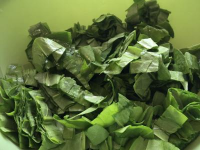 Šaltibarščiai su rūgštynėmis ir troškiniu pomidorų pastoje Žingsnis 10