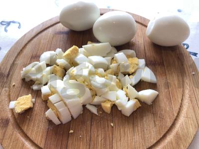 Šaltibarščiai su rūgštynėmis ir troškiniu pomidorų pastoje Žingsnis 11