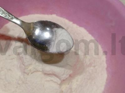 Zebro pyragas su kakava ant kefyro Žingsnis 7