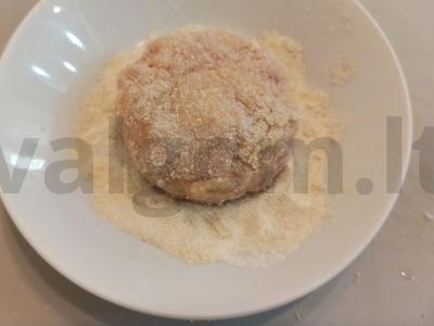 Žuvies ir kiaulienos kotletai vakarienei Žingsnis 5