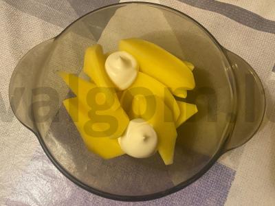 Bulvės po sodininkiškai tešloje Žingsnis 2