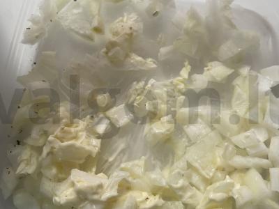 Užkandis su avokadu ir Pekino kopūstu Žingsnis 4