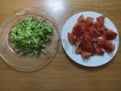 Poke su krevetėmis ir jūros midijomis Žingsnis 2