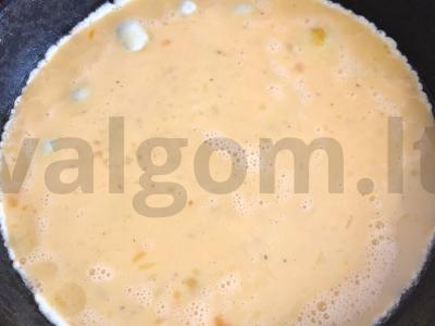 Kiaušinių ritinys su žąsų paštetu Žingsnis 3