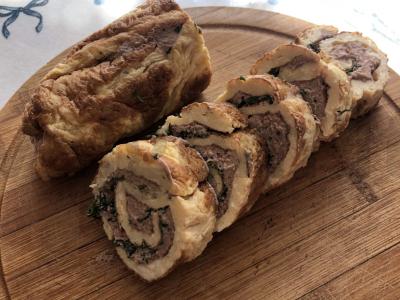 Kiaušinių ritinys su žąsų paštetu Žingsnis 10