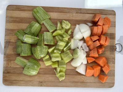 Cukinijų adžika su majonezu Žingsnis 1