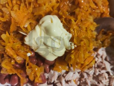 Pupelių ir vištienos filė salotos Žingsnis 2