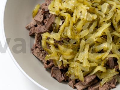 Salotas „Pečenkino“ Žingsnis 6