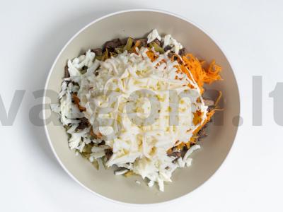 Salotas „Pečenkino“ Žingsnis 8