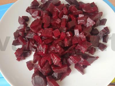 Vinegretas su vynuogių aliejaus padažu Žingsnis 3